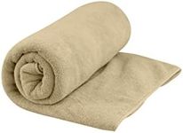 Sea to Summit Tek Towel, Plush Camping and Travel Towel, Large (24 x 48 inches), Desert Brown