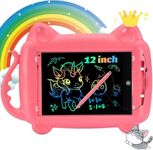 EooCoo Toys for Ages 3-8, Stocking Stuffers for Kids, 12 Inch LCD Writing Tablet, Electronic Drawing Tablet, Girl Christmas Gift, Kids Toys, Drawing Pad Girls Toys, Kids Travel Essential