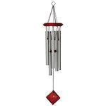 Woodstock DCS22 Encore Collection Silver Chimes of Polaris Windchime, 22 - Inch