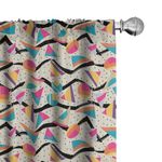 Ambesonne Home Fashion Curtains 80 Wides