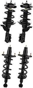 AUTOSAVER88 Complete Quick Strut Compatible with 2001 2002 2003 2004 2005 Civic Front & Rear Shock Absorber