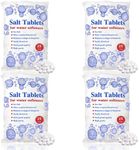 25 Kg Salt Tablets | Water Softener | Food Grade | Compatible to All Water Softner Machines 100% Genuine British Salt Tablet, Tablet Salt of Premium Quality (4 Bags)