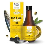Bark Out Loud by Vivaldis Sardine Oil - Skin & Coat Supplement for Dogs and Cats Formula for Healthy Skin, Glowing Coat & Boosted Immunity, Omega 3,6 & 9 Biotin & Zinc (Dogs & Cats) 200ml
