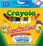 Crayola 10 Scentsations Washable Broad Line Markers Scented Markers Arts & Crafts