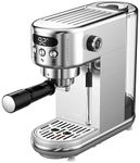 Bienetti Bambino Uno - espresso machine with PID temperature control, temperature and time gauge, preinfusion, commercial level brewing pressure, nonpressurized and pressurized baskets