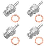 OGUNKE 4pcs Hot Glow Plug N4 Spark Nitro Engine Parts Replace OS for Traxxas Kyosho HSP HPI Redcat 1/8 1/10 RC Car Truck