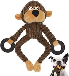 HGB Squeaky Dog Toys, Plush Dog Chew Toys for Puppy Teething, Pet Training and Entertaining, Cute Interactive Dog Toys for Small and Medium Dogs