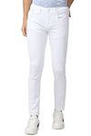 Van Heusen Men's Skinny Jeans (VXDNCRKF019578_White_36)
