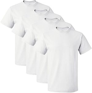 Fruit of the Loom Men's Premium Crew Tee (Pack of 4), White, X-Large