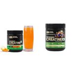 Optimum Nutrition Monohydrate Creatine Powder - 100 Gram, 26 Serves, Citrus Orange + Optimum Nutrition Monohydrate Creatine Powder - 100 Gram, 33 Serves Unflavored