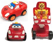 Perpetual Bliss Car Toy for Kids Converting Car to Robot/Robot to Car Transforming Figure