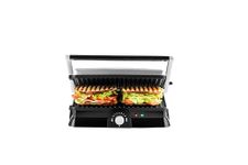 Russell Hobbs RST2004CG 2000W 180° GrillMaster 4 Slice Electric Grill Sandwich Maker | Full Flat Toaster Griller | Drip Tray, Ready-to-Cook Indicator | Adjustable Temperature & Timer | 2-Year Warranty