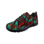 Wanyint Native American Running Shoes for Women Aztec Print Non Slip Girls Sneakers Breathable Training Athletic Shoes Gym Slip-on Black Sole Shoes for Work Workout Jogging Shoes