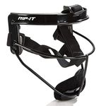 Rip-It RIPDG-A-B RIP-IT Defense Softball Fielder's Mask, Black, Adult