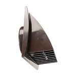 6'' Inch Exhaust Hood Vent with Rain Cover, Brown, Indoor and Outdoor Air Vent Cover, HVAC Exhaust Vent Duct Cover, Inch Exhaust Cap (6 Inch, Brown)