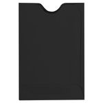 Credit Card Sleeve (2 1/4 x 3 1/2) - Midnight Black (50 Qty.)| Perfect for Gift Cards, Credit Cards, Debit Cards, ID Cards and More! | Double Thumb Cut Opening | LUX-1801-B-50