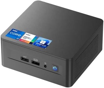 Intel NUC 12 NUC12WSHi7 Wall Street Canyon Mini Computer 12th Gen Intel Core i7-1260P, 12 Cores(4P+8E), 16 Threads, 18MB Intel Smart Cache, Intel Iris Xe Graphics,32GB RAM, 1TB PCIe SSD, Win 11 Pro