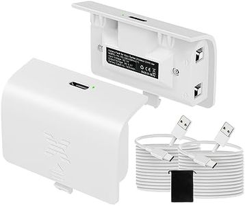 KEKUCULL Fast Charging Rechargeable Battery Packs for Xbox Series S/X Controller, 2 x 1400mAh Xbox Controller Battery Charger Accessories, Xbox Charging Accessories Kit with Storage Bag