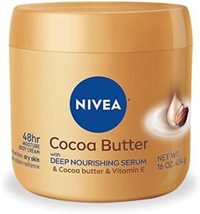 NIVEA Cocoa Butter Body Cream with Deep Nourishing Serum, Cocoa Butter Cream for Dry Skin, 16 Ounce Jar