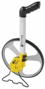 BOSCH Rolatape RT312 12.5-Inch Aluminum Measuring Wheel - Lightweight, Durable Design, Ideal for Landscaping & Construction, Yellow