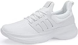 Santiro White Sneakers for Men Casu