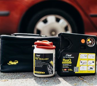 AirMan ResQ Tyre Repair Kit – Emergency Car Tire Inflator & Sealant