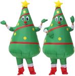 NiSotieb Christmas Inflatable Costume Christmas Tree Christmas Blow-up Costume for Adult/Christmas Parade/Party