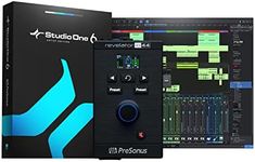 PreSonus Revelator io44 USB-C Audio Interface for music production and streaming with built-in mixer and easy-to-use effects presets plus Studio One DAW Recording Software, Black