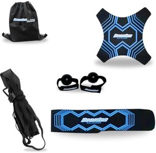 BOARDEE Solo Volleyball Training Set – Spike, Serve, Handset Practice Kit with Rebounder – Includes Waist Belt, Elastic Cord, Hand Setting Straps, Carry Bag – Adjustable Volleyball Training Aid