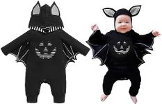 ROYLAMP Infant Baby Black Bat Rompe