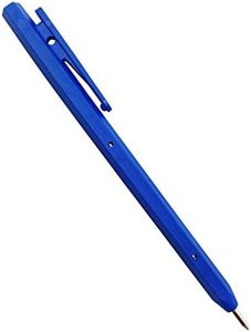Maya Professional Tools ST1EV221C-2/2 Penna rilevabile in metallo e raggi X, inchiostro normale, con clip, 50 unità, corpo blu, inchiostro blu