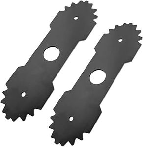 YAMTO 2 Pack Heavy Duty Durable Steel 8-3/4" Edger Blades 638006008 fits for Ryobi Trimmer Edger Attachment, Replacement Sharpen Edging Blades with Teetch fits for Ryobi #P2300A/#P2310 Edger