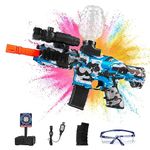 Dhapy Gel Blaster, Electric M416 Gel Blaster with 30000 Rounds, Scope and Goggles, Outdoor Shooting Team Game Toy Gift for Teens Adults Ages 12+