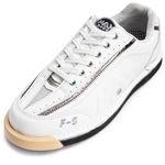 MAXWELTER F-5 Tour Bowling Shoes for Professional Bowler Interchangeable Sole, White, 6 UK