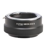 Hersmay Lens Mount Adapter Ring for Nikkor F Mount Lens to EOS R Mount Camera for Canon EOS R3 R5 R5C R6 Mark II R7 R8 R10 Camera