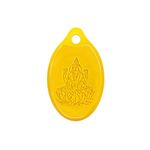 Muthoot Pappachan Swarnavarsham 24K (999) Yellow Gold Oval Laxmi Pendant 2 Gram