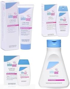 Sebamed Baby Travel Pack Baby Shampoo 50ml, Baby Wash 50ml, Baby Cream 50ml & Baby Lotion 50ml (Pack of 4)