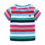 Mud Kingdom Toddler Boy Tee Shirts Short Sleeve Rainbow Fish 24 Months