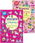 Squiggle A4 Unicorn & Princess Stic