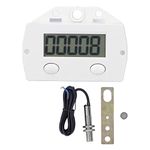 Digital Counter for Knitting Machine, 0-99999 Magnetic Induction Digital, Electronic Counter, Punch Digital Totalizer, Proximity Switch Sensor