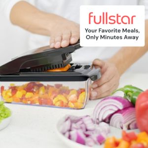 Fullstar 4-in-1 Vegetable Chopper – Multi-Blade Food Dicer and Slicer