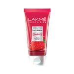 LAKMÉ Blush & Glow Hydrating Strawberry Facewash, With Vitamin C Serum