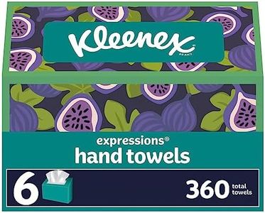 Kleenex Expressions Disposable Paper Hand Towels, 6 Boxes, 60 Towels per Box (360 Total Hand Towels), Packaging May Vary