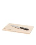 Snow Peak Chopping Board Set - Birch Wood Cutting Board & Stainless Steel Chef Knife - Kitchen Cookware Set for Outdoor Cooking - Essential Gear for Hiking, Backpacking & Camping - L