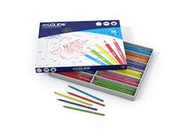 Eziglide Colouring Pencils, Pack of 288 Bulk Pencils Set of 12 Assorted High Pigment Colours, Ideal Colouring Pencils for Adults & Children for use in a Colouring Book, Sketching, Coloring & Drawing