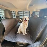 Anarjy Pet Back Seat Cover – Waterproof & Scratchproof Dog Car Protector – Available Without Flaps & Mesh Window (Medium)