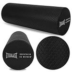 Everlast FIT 18-Inch Premium Rx EVA Foam Roller for Exercise, Firm High-Density EVA Foam, Trigger Point Massage & Muscle Therapy, Portable, Increasing Circulation, Relieving Tension. (18", Black)