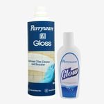 Parryware Glow Tap & Faucet cleaning solution 200ml I Gloss Tiles cleaner & Descaler 500ml COMBO I For Shiny Taps & Sparkling Tiles