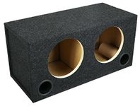 Atrend 10RPD Dual RF Model P3D4-10/P2D4-10 Subwoofer Enclosure, Black