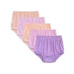 5PCS Porttalent Waist Ladies Cotton Panties Plus Sizes - High Waist Cotton Underwear, Full Coverage Soft Breathable Panties, Women High Waisted Cotton Underwear Tummy Control Knickers (M)